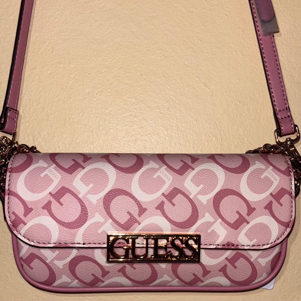 Guess Pink Crossbody Bag for Women NWT